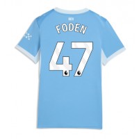 Billiga Manchester City Phil Foden #47 Hemma fotbollskläder Dam 2026-27 Kortärmad